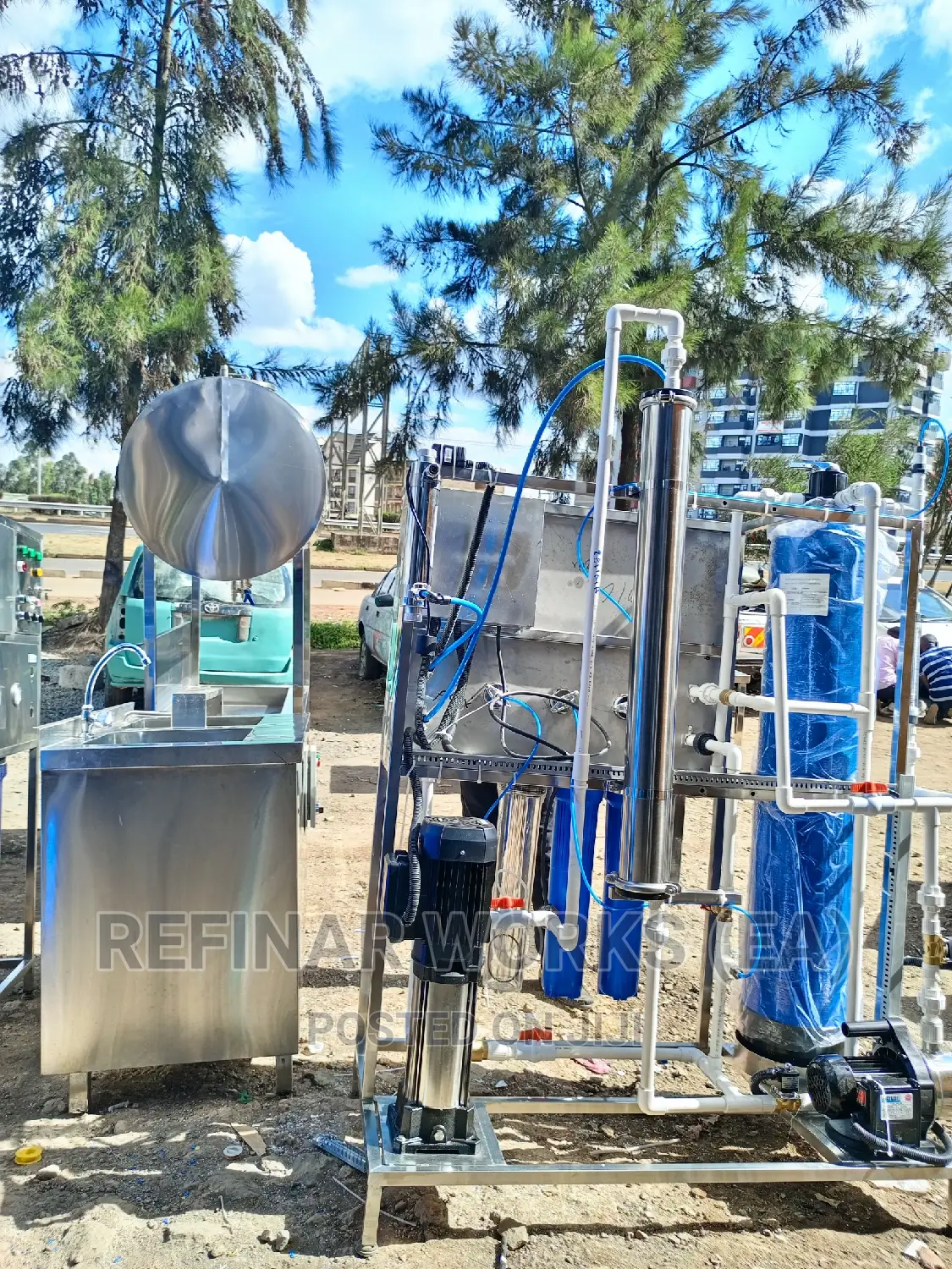 Borehole Water Purifier - Reverse Osmosis Treatment Plant