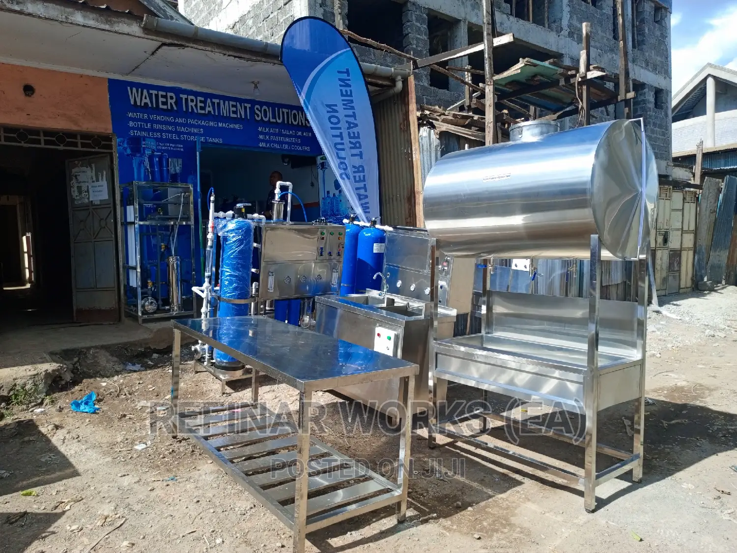 Borehole Water Purifier - Reverse Osmosis Treatment Plant