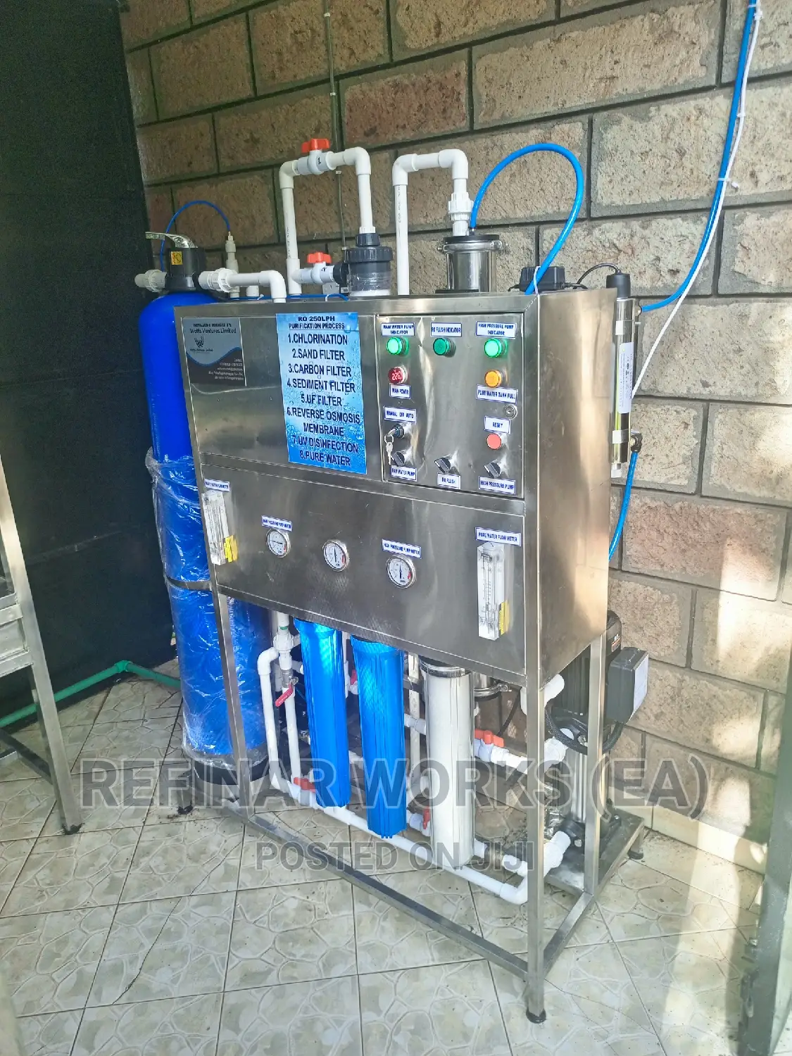 Borehole Water Purifier - Reverse Osmosis Treatment Plant