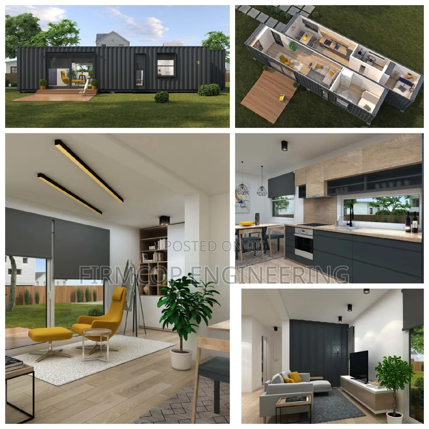 Shipping Container House 2*40ft Into 2 Bedrooms
