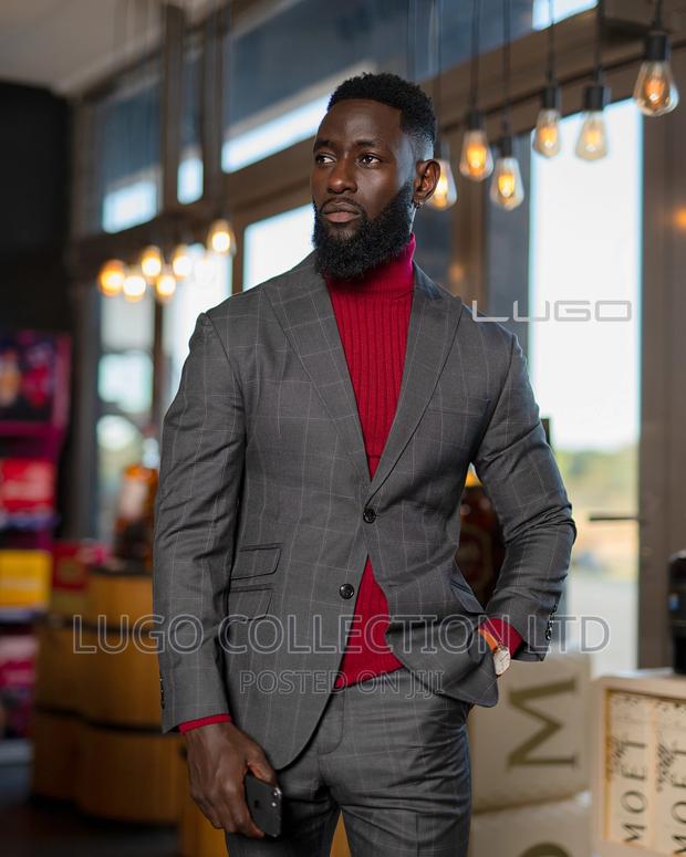 Checked Slim Fit Suits - thumbnail 4