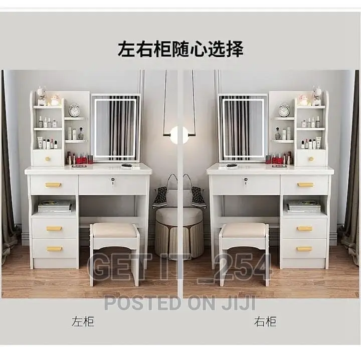 Dressing Table With Sliding Mirror