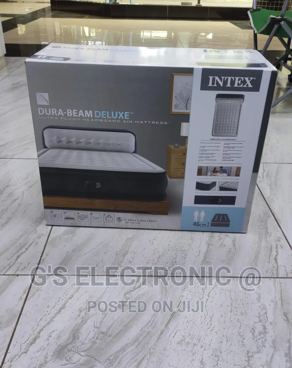 Dura-Beam Air Mattress With Inbuilt Electric Pump