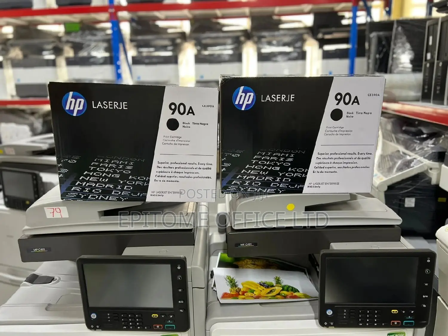 Excellent Hp 90A Black Toners