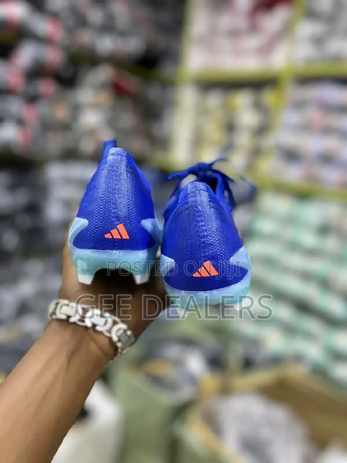 Blue Original Adidas Football Boots