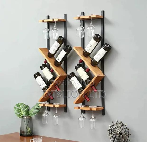 Alcohol Display Floating Shelves - main view