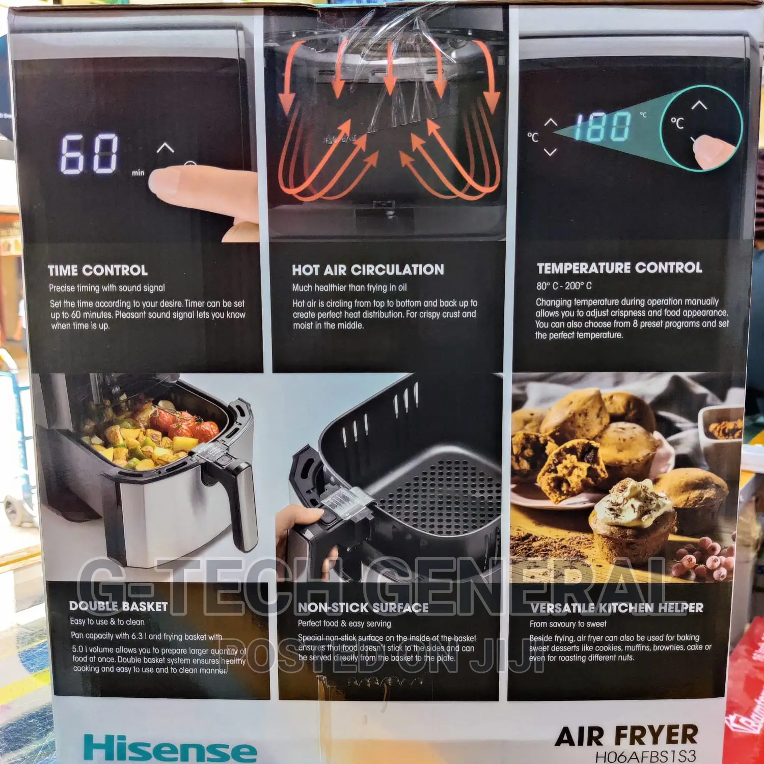 Hisense 6.3l Digital Air Fryer