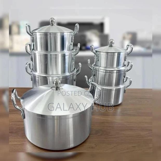 Tornado Stainless Aluminium Cookware Sufuria Set 14pcs