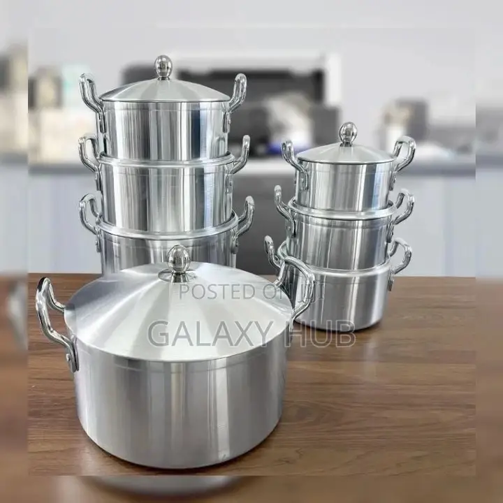 Tornado Stainless Aluminium Cookware Sufuria Set 14pcs