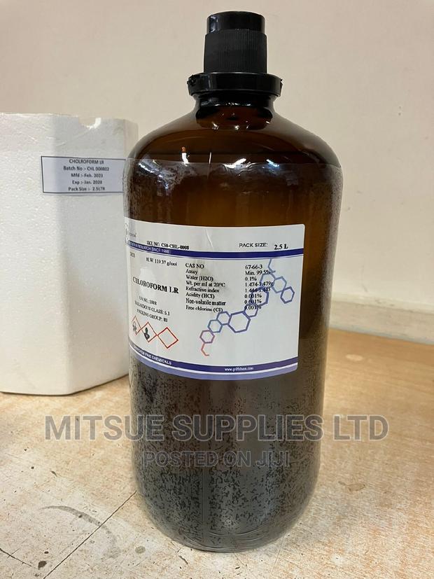 Chloroform LR 2.5 Litre Griffchem - thumbnail 4