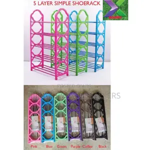 5 Layers Simple Amazing Shoe Rack Organizer in All Colours