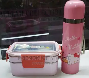 2 Combo Kids Lunch Box With Hot Flask