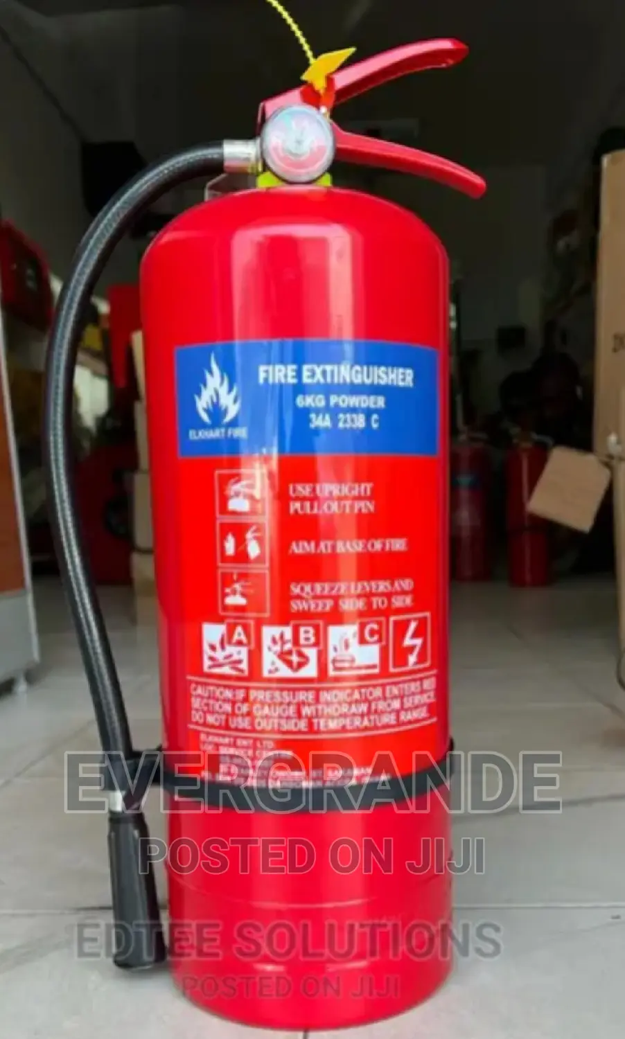 6 Kg Dry Powder Fire Extinguisher