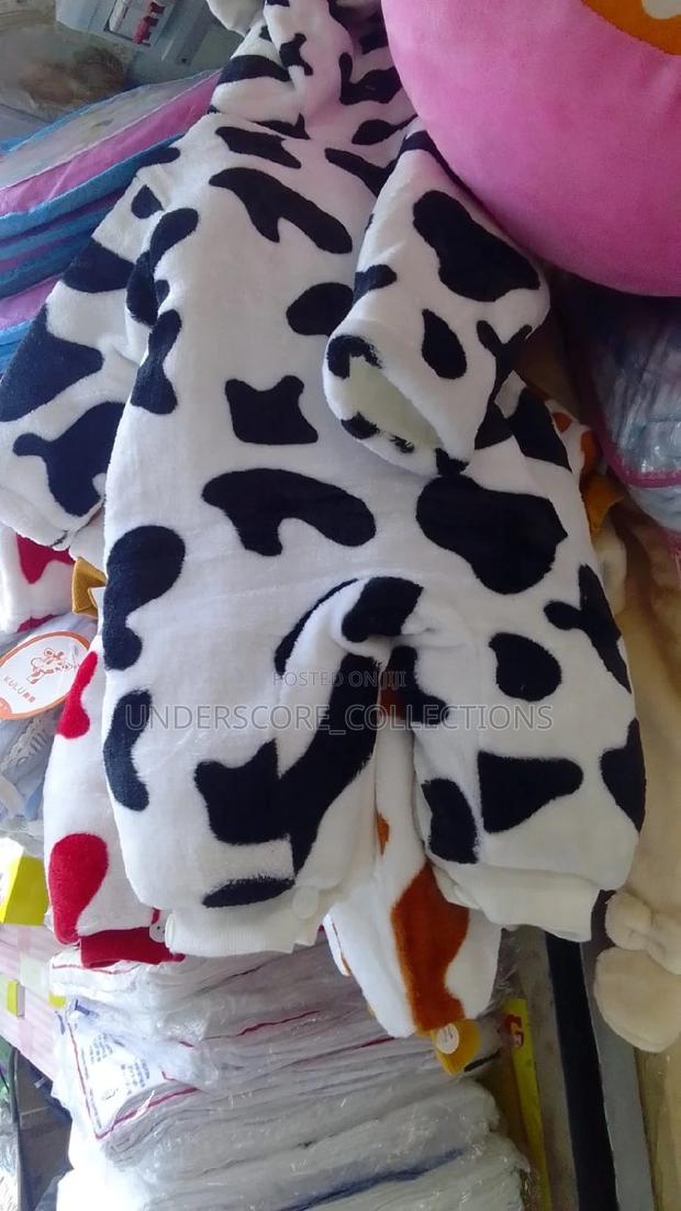 New Born Warm Fleece Rompers - thumbnail 3