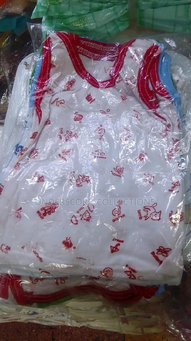 Newborn Coloured Cotton Vests - thumbnail 3