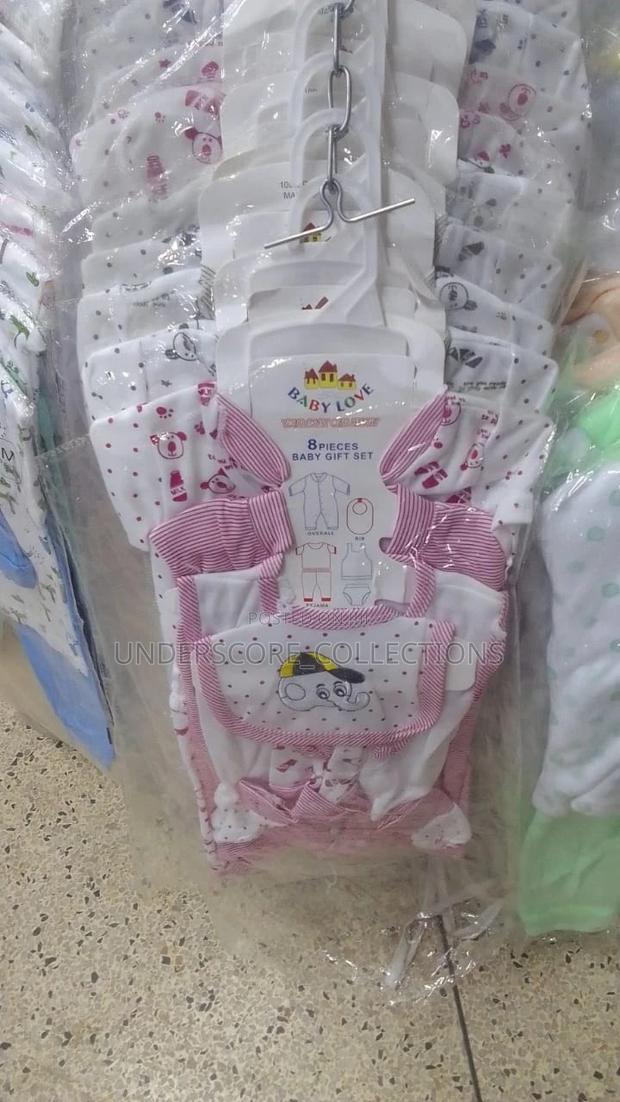 8 PCS Newborn Cotton Receiving Set