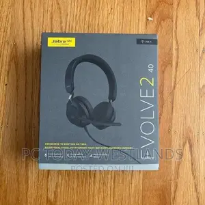 Jabra Evolve2 40 Stereo Wired on-Ear Headset Black USB-C