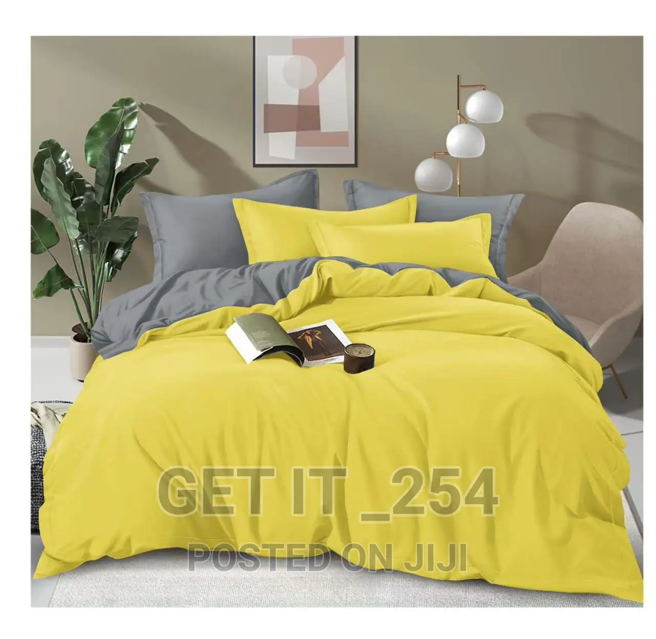 *Plain Double Sided Color Cotton Duvet Covers