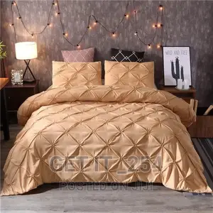 Pinch Pleat Pintuck Duvet Cover Set