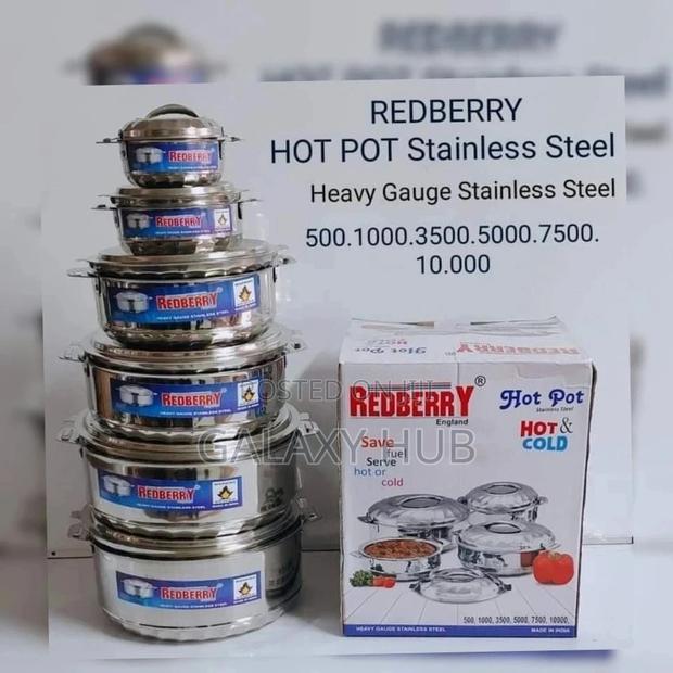 Hotpots, Set of 6 Redberry Hotpots