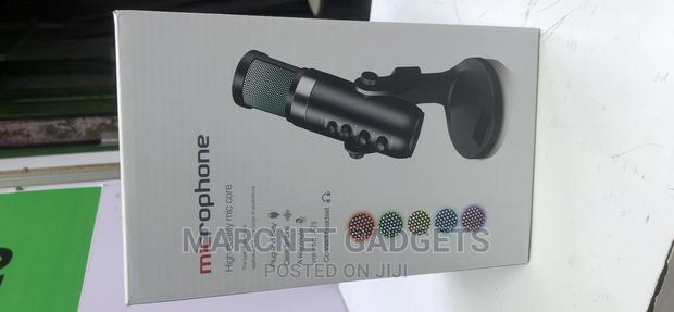 USB RGB Pro Deaktop Live Microphone 360s With Sound Card - main view