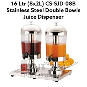 Double 16.0 LTR (8 X 2 Ltr) Double Juice Dispenser Per Pc