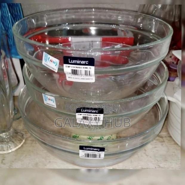 Luminarc Stack Bowls Durable and Heat Resistant 23cm,26cm