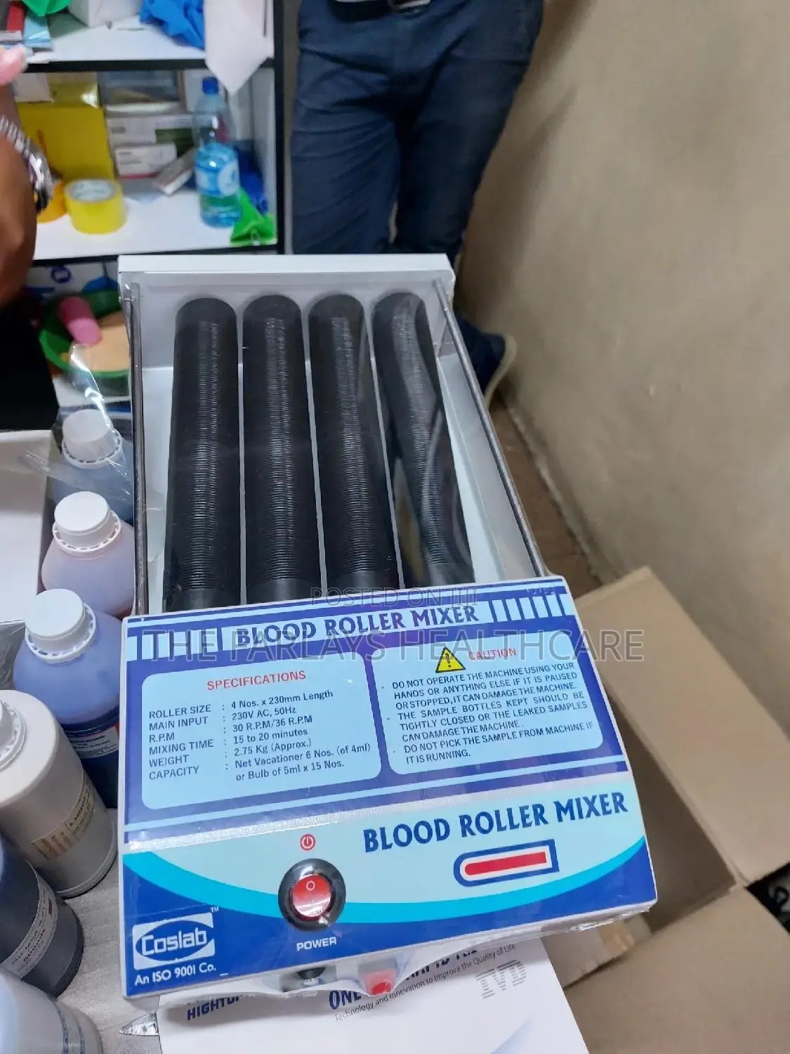 Blood Roller Mixer.