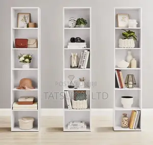 Modern Bookcase 5-Shelf Storage Organizer