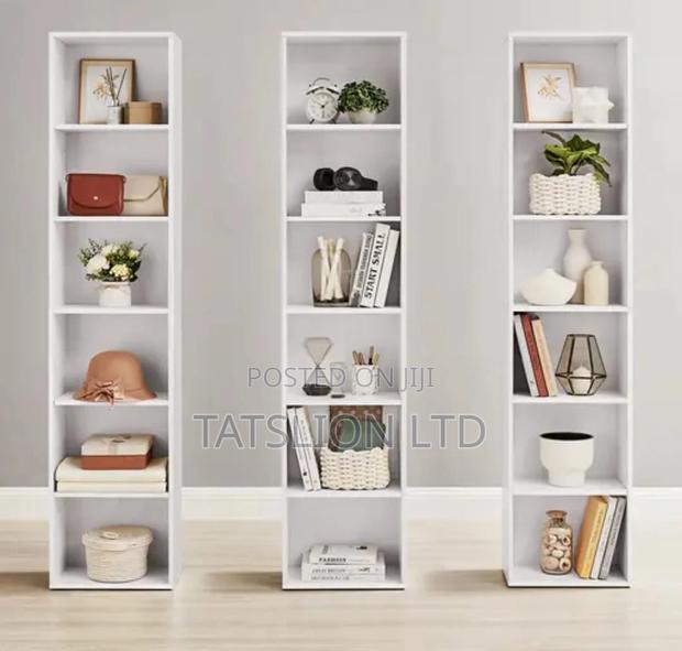 Modern Bookcase 5-Shelf Storage Organizer