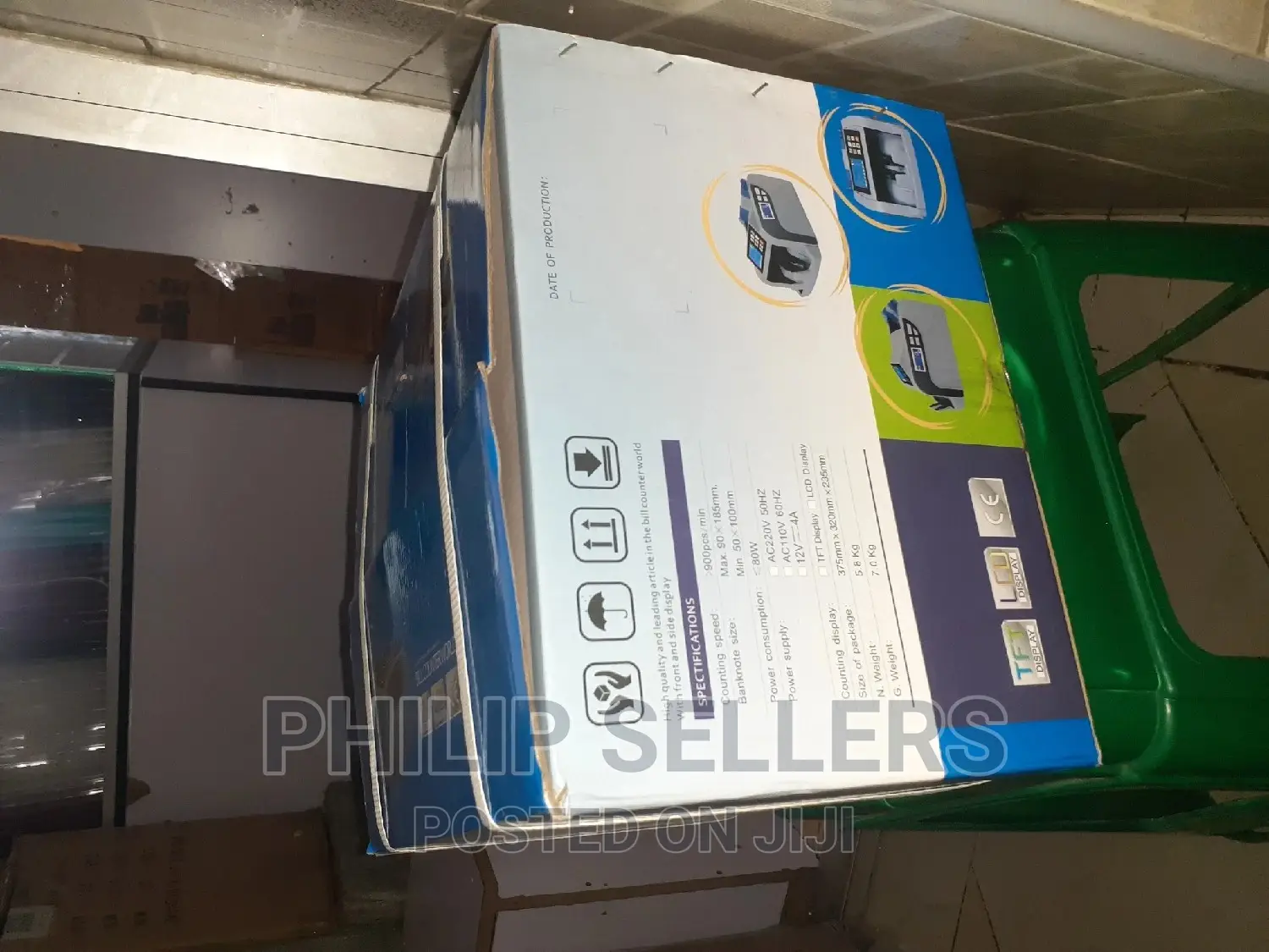 Bill Sorter Fake Currency Detector Dual Screen