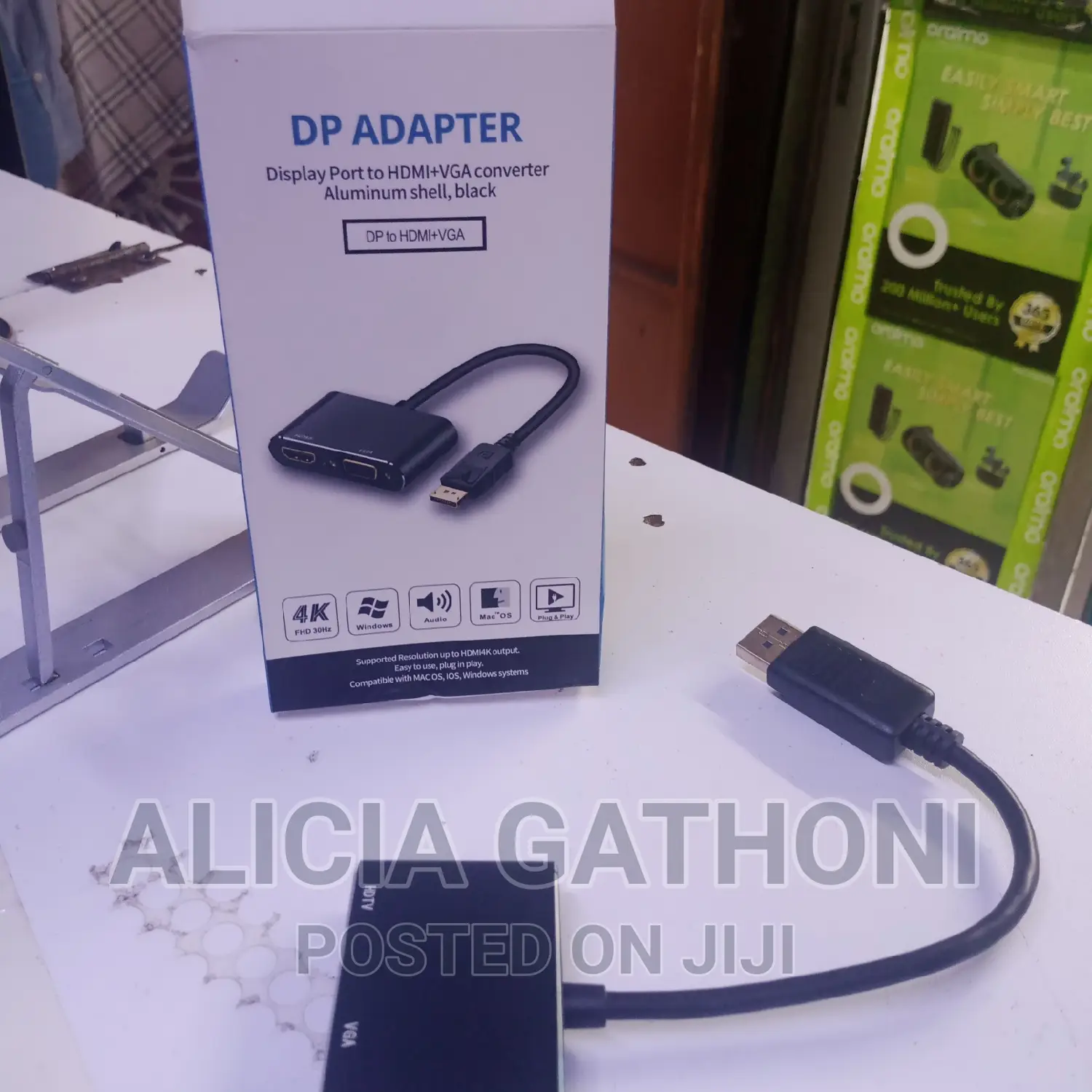 Display Port to HDMI+Vga Newly Advanced Converter
