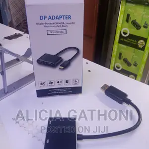 Display Port to HDMI+Vga Newly Advanced Converter