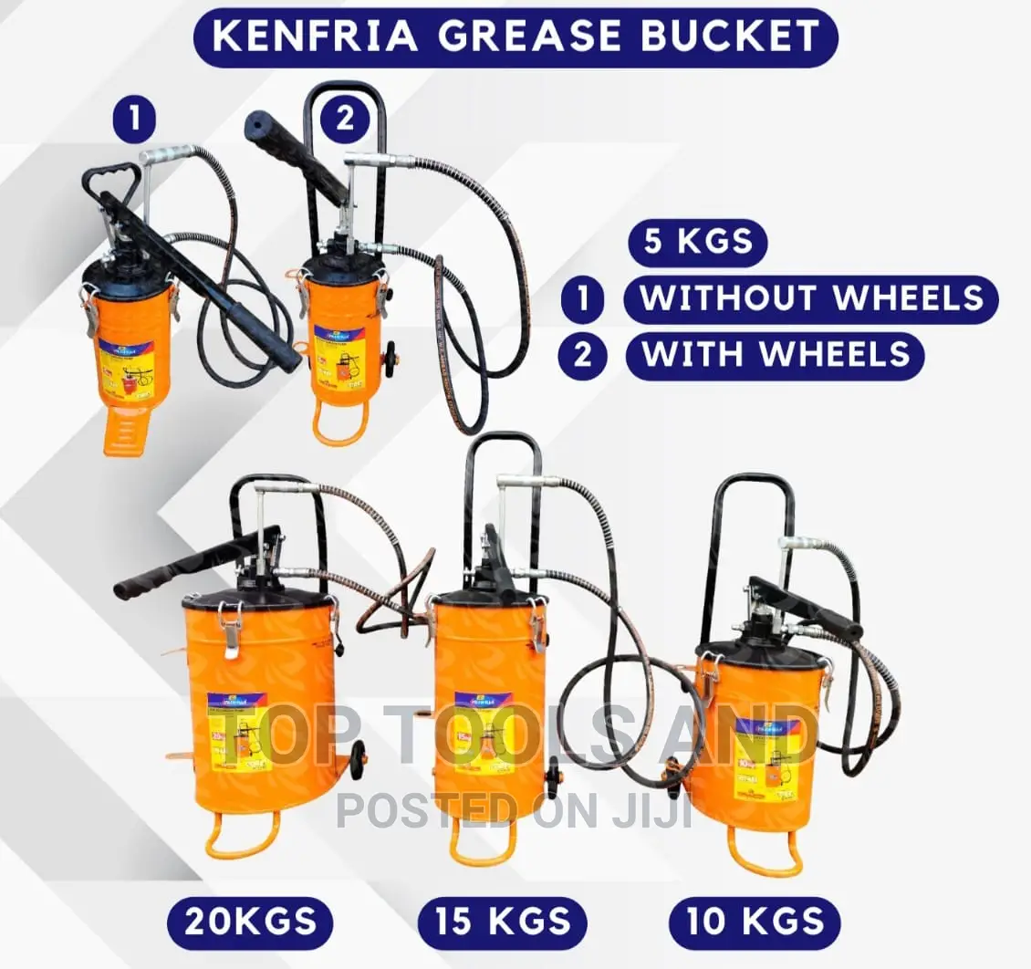 Greas Buckets 5kg With Wheel