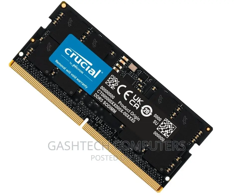 Crucial - 16GB RAM DDR5 Laptop 4800mhz