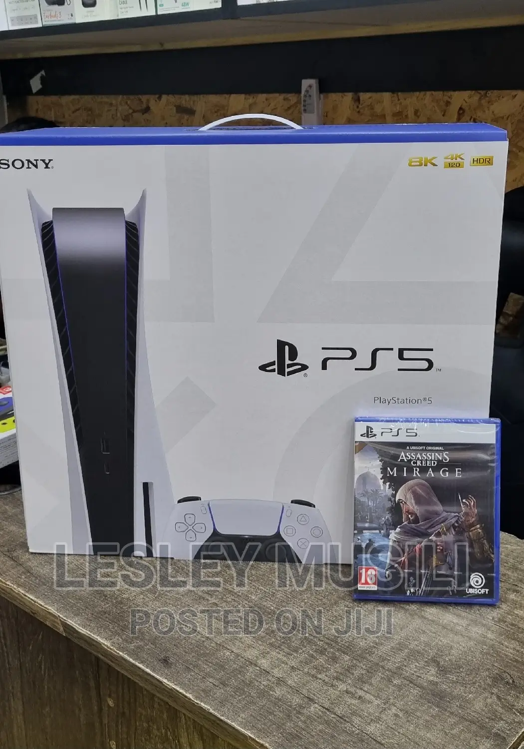 Ps5 Standard Edition New With Assassins Creed Mirage (New)