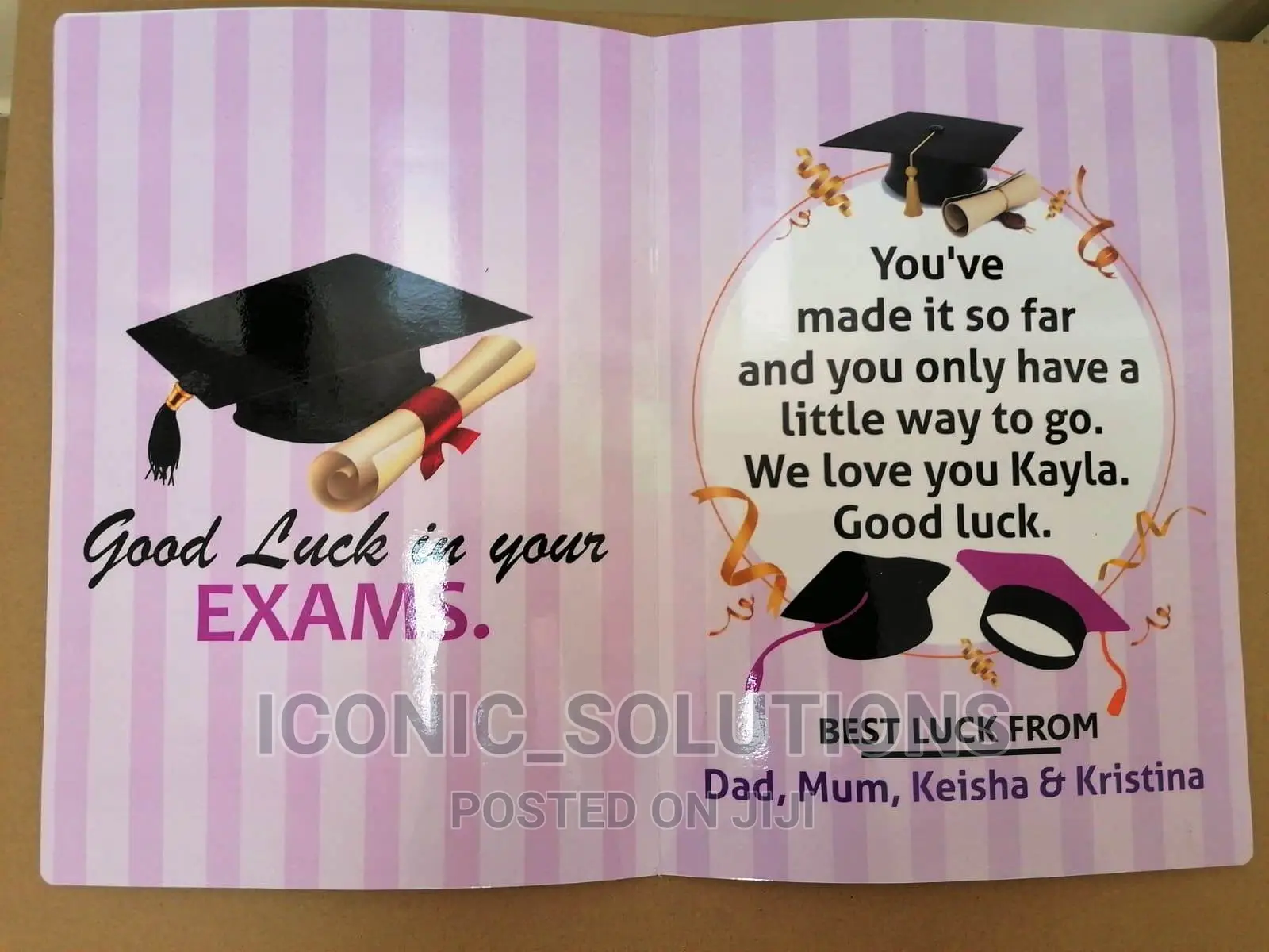 Custom Success Cards