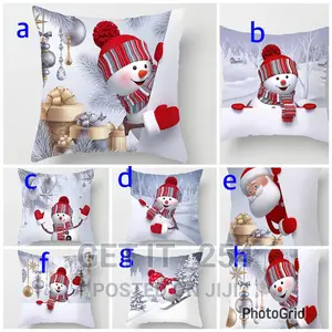 Christmas Snow Themed Pillow Cases