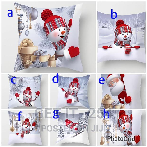 Christmas Snow Themed Pillow Cases - main view