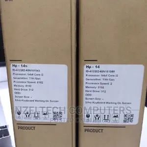 New Laptop HP 14-Dq2031tg 8GB Intel Core I3 SSD 512GB