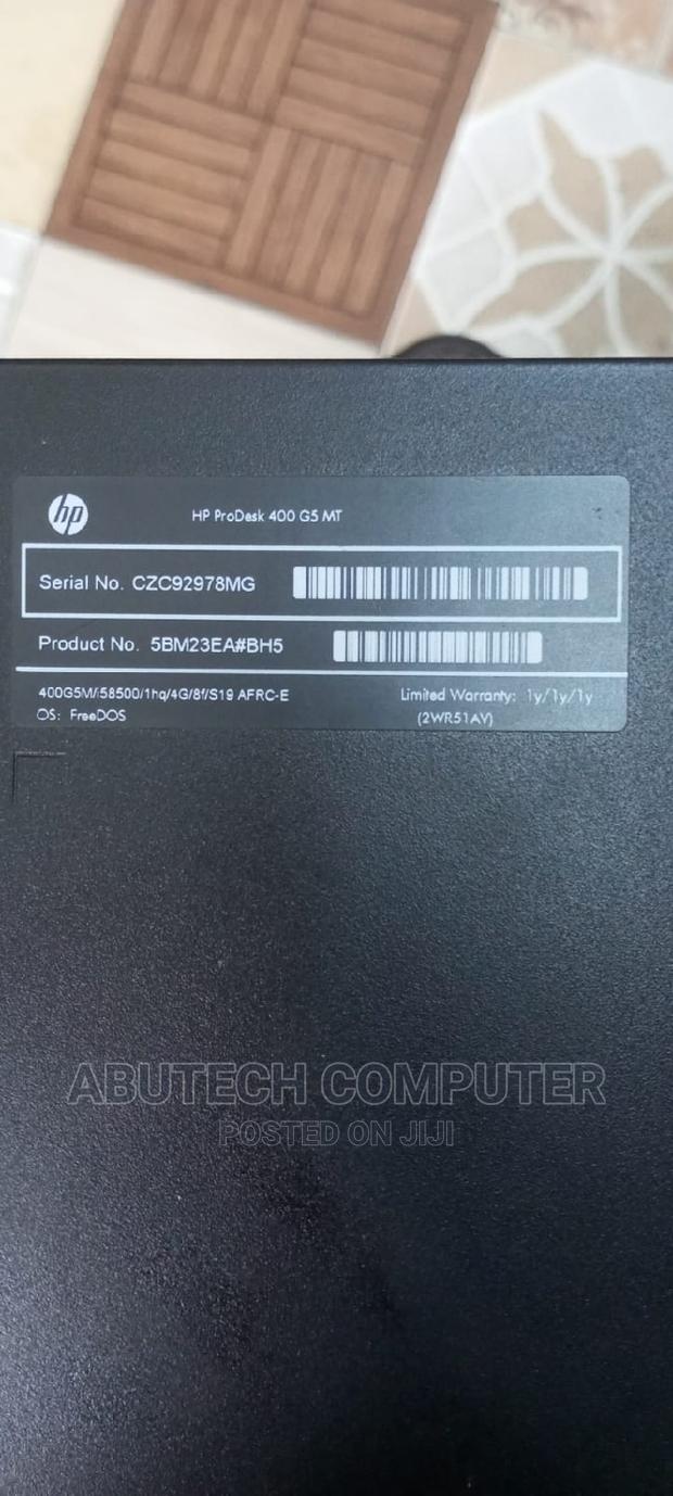 Desktop Computer HP ProDesk 400 G5 8GB Intel Core I5 HDD 1T - thumbnail 6