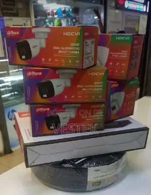 Dahua Full Color Dahua 4 HD CCTV Cameras Full Kit 4 Channel<