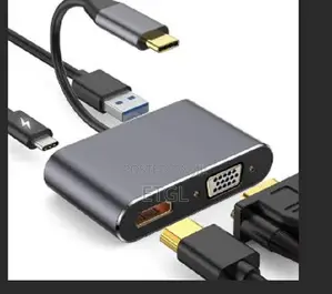 Color: White Input: USB Type C Port Output: 1 HDMI Port, 1