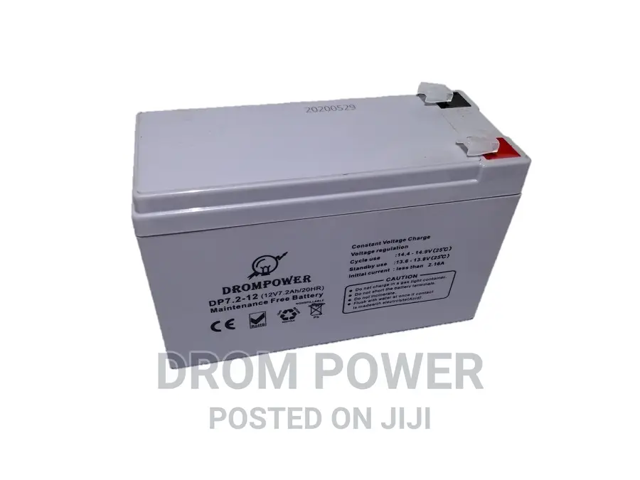 Drom 12v 7.2ah Battery