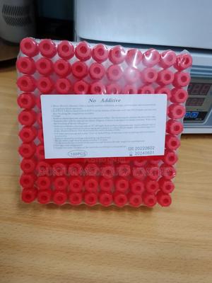 Plastic Red Top Vacuum Blood Collection Tubes 100pcs - thumbnail 2