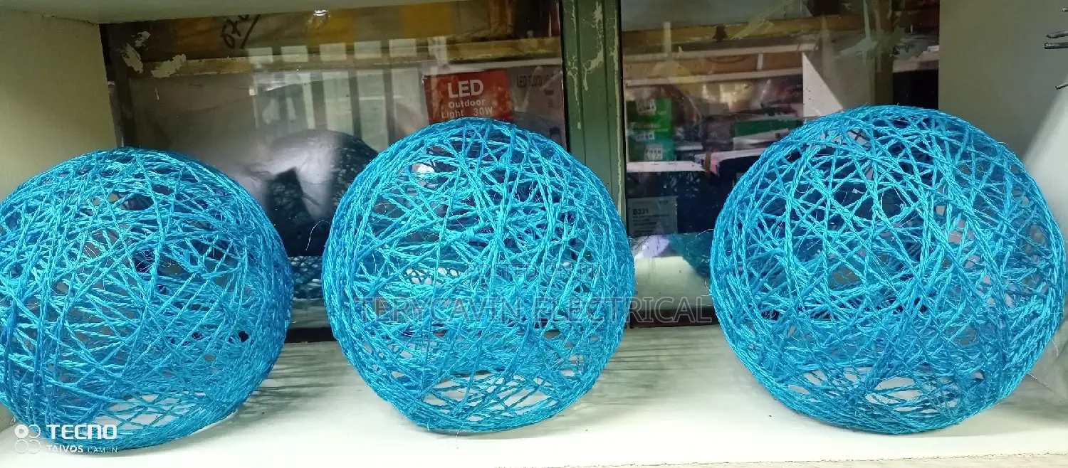 Blue Sisal Light Shades