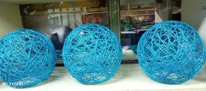 Blue Sisal Light Shades