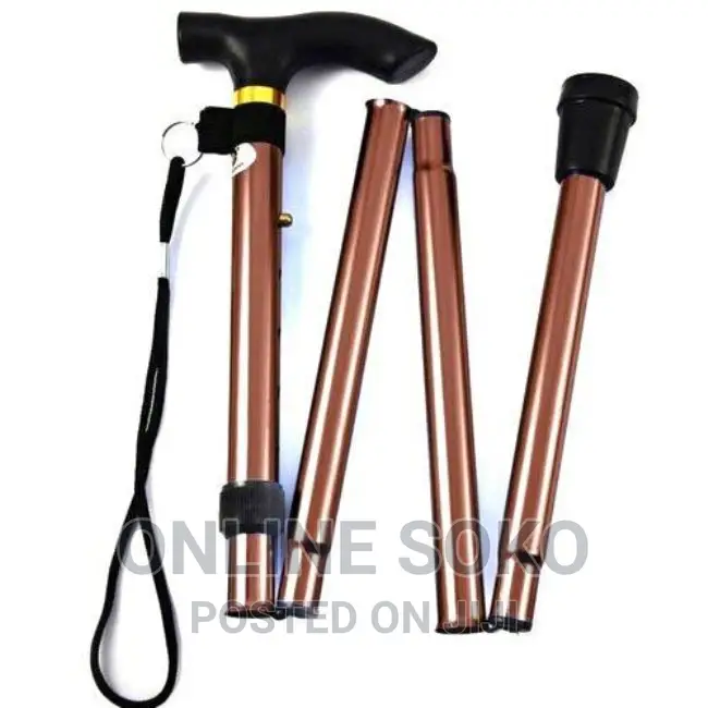 Lightweight Adjustable Metal Folding Cane Walking Stick