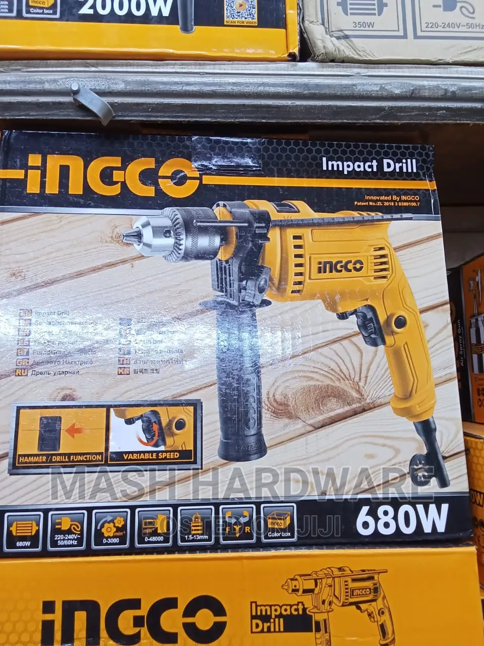 Ingco 680w Impact Drill