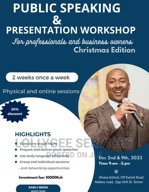 Public Speaking/Diction Lessons(Kids/Adults)